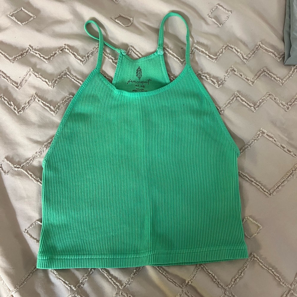 Free People Movement Green Tank